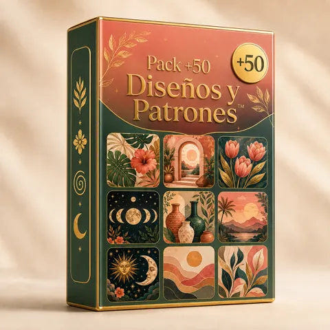Bono - Pack +50 Diseños y Patrones